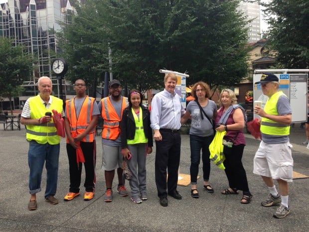 Volunteers, organizing committee members, and partners who made OpenStreetsPGH possible