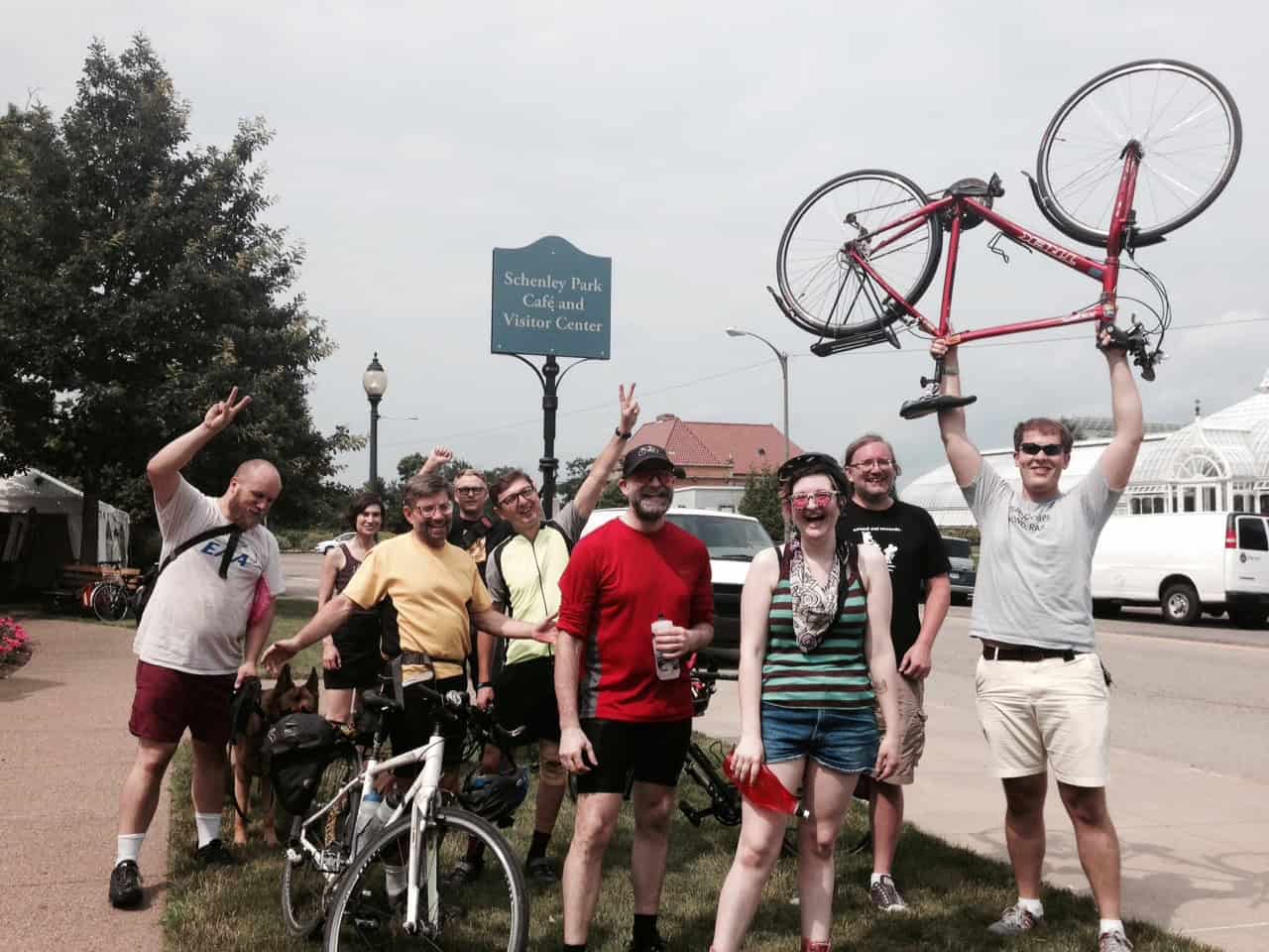 Cheering for protected bike lanes in Pittsburgh