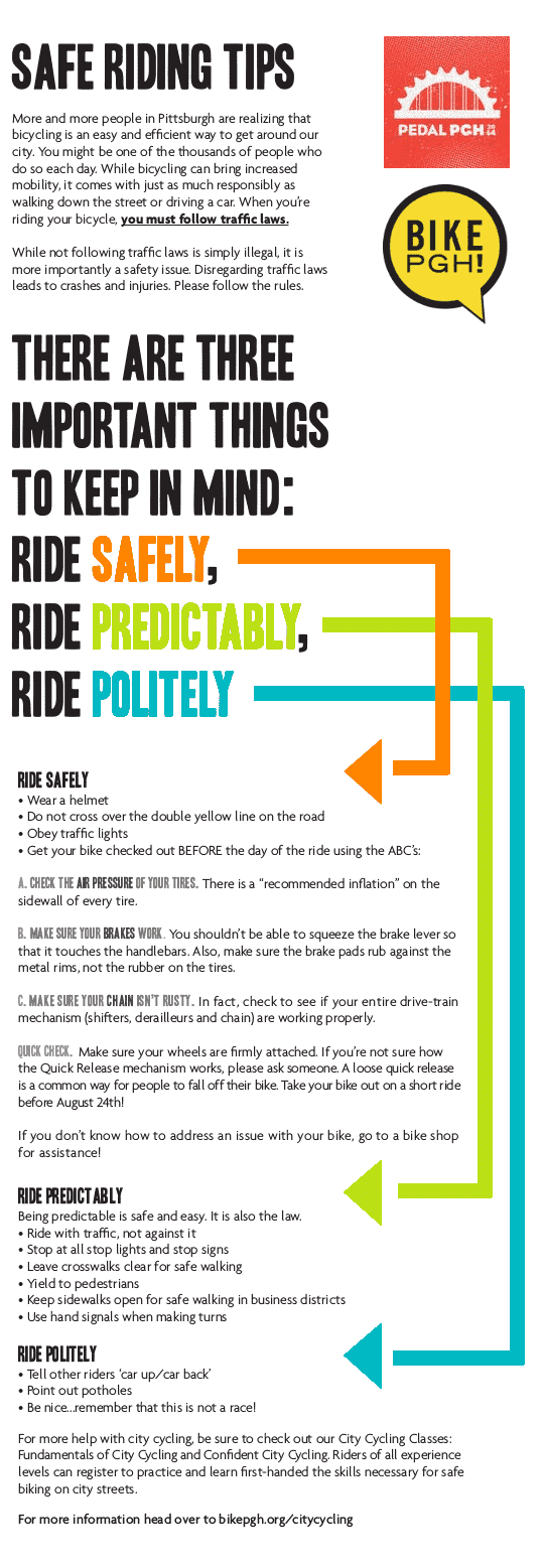 PedalPGH Safety Check