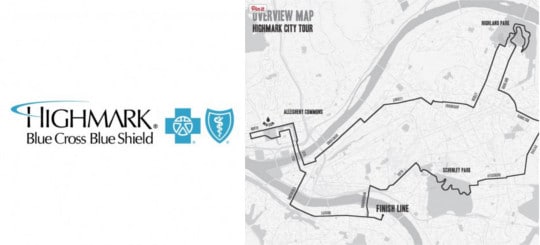 highmark city tour logo map