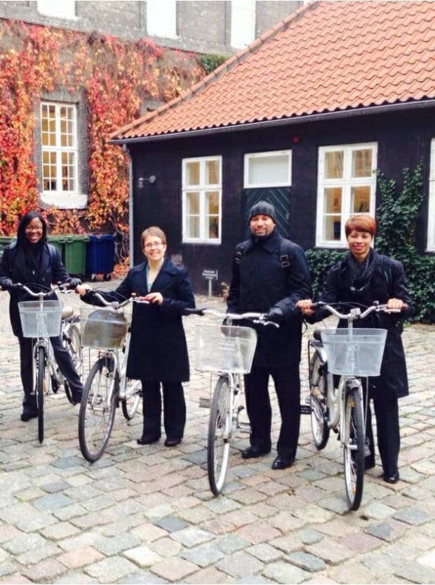 Councilman Lavelle enjoys exploring Copenhagen by bike