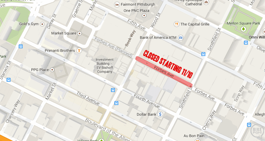 Forbes Ave Closure