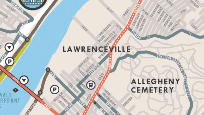 LawrencevilleBikeMap