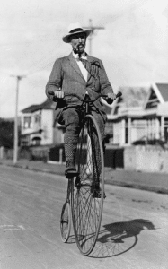 Pennyfarthing Mustache Rider