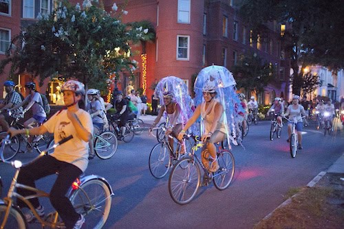 Jelly Fish Bike Costume