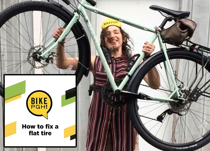fix a flat bike tire