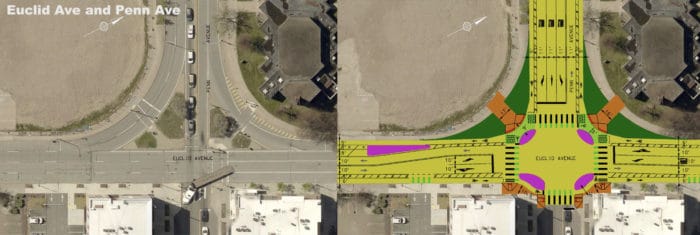 Ura Proposes City S First Protected Intersections Bikepgh Bikepgh