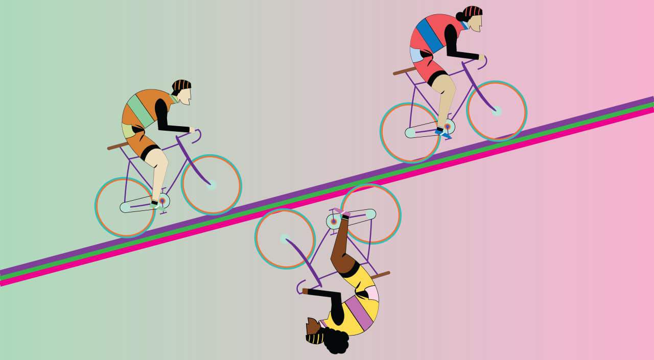 Original Graphic by Khadijat Yussuff to demonstrate some of the inequities in cycling