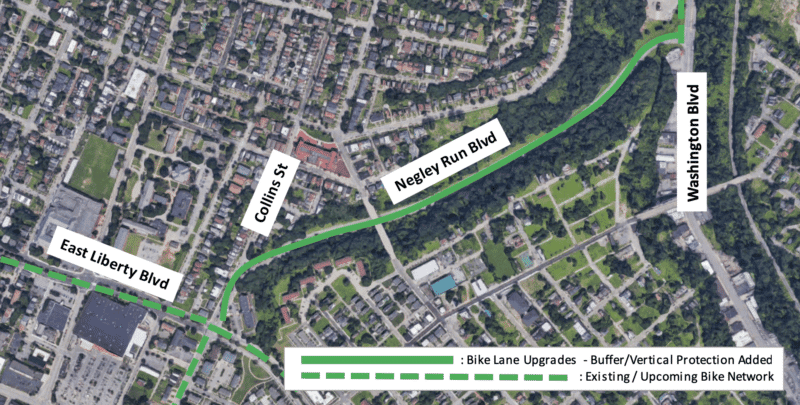 How to Enter the Negley Run Blvd Bike Lane - BikePGH : BikePGH