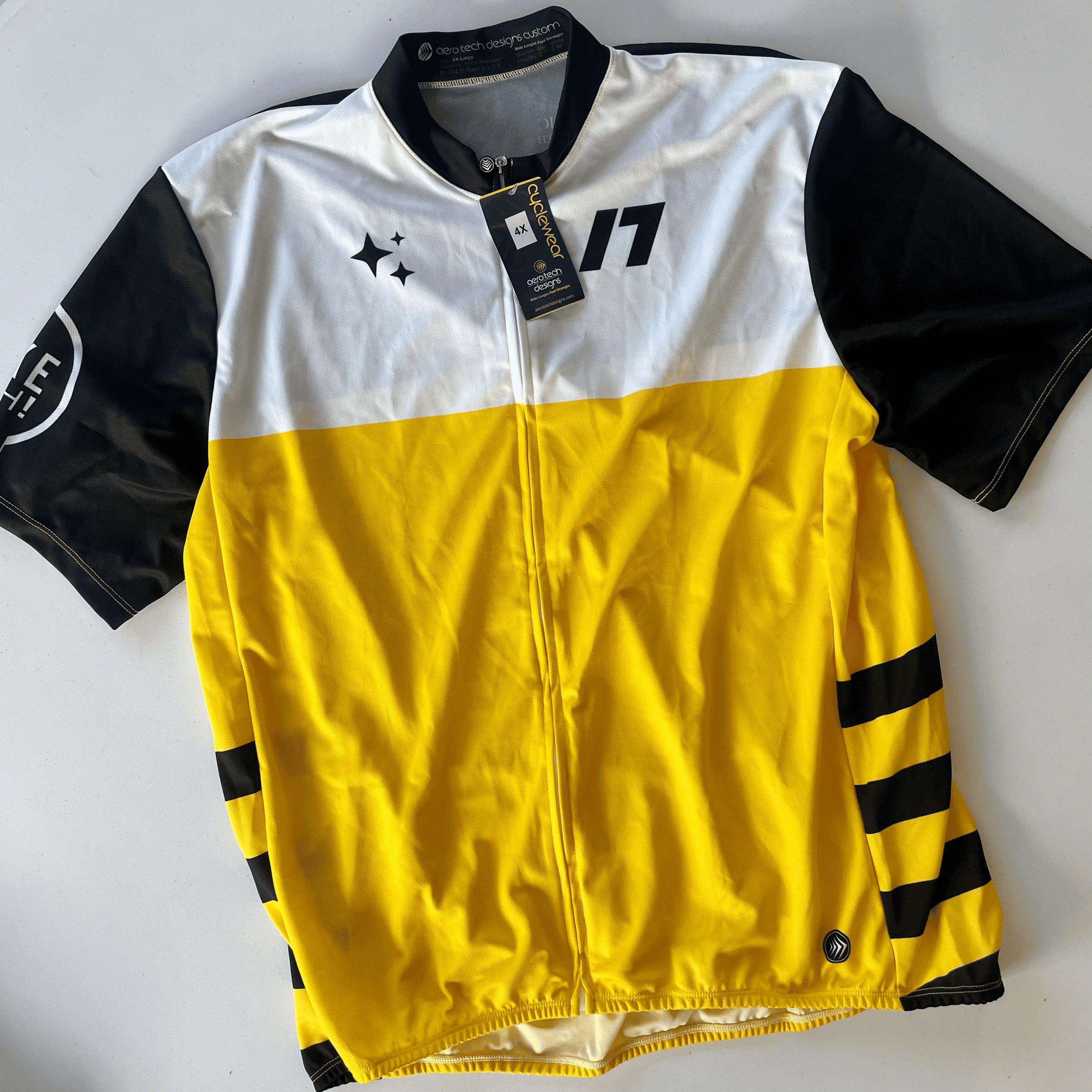 Pittsburgh Steel City Cyling Jersey - Made in The USA